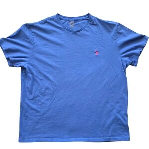 Polo Ralph Lauren Large Blue Crewneck T-Shirt Pink Pony